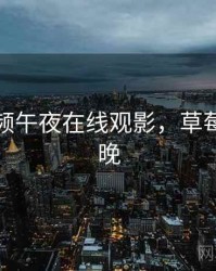 草莓视频午夜在线观影，草莓视屏夜晚